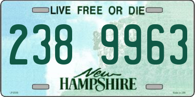 NH license plate 2389963