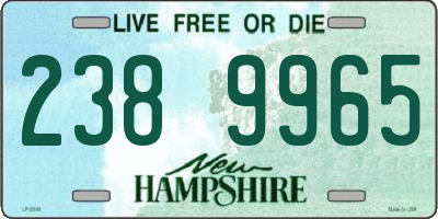 NH license plate 2389965