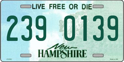NH license plate 2390139