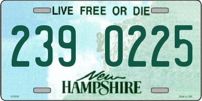 NH license plate 2390225
