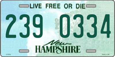 NH license plate 2390334