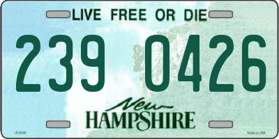 NH license plate 2390426