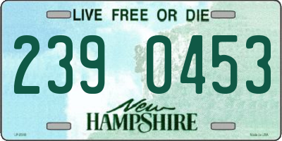 NH license plate 2390453