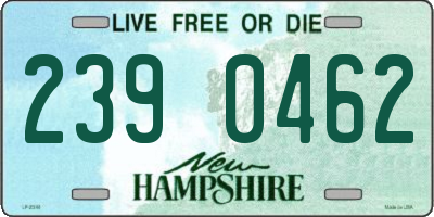 NH license plate 2390462