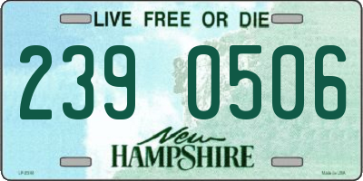 NH license plate 2390506