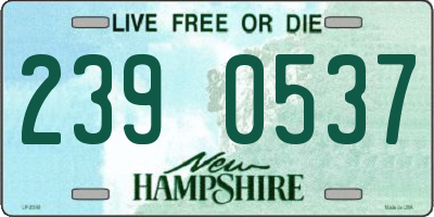 NH license plate 2390537