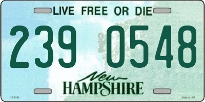 NH license plate 2390548