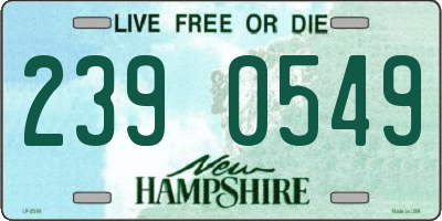 NH license plate 2390549