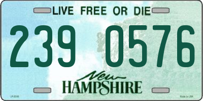 NH license plate 2390576