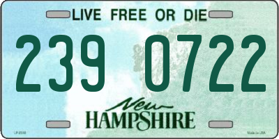 NH license plate 2390722