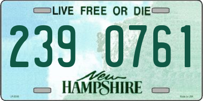 NH license plate 2390761