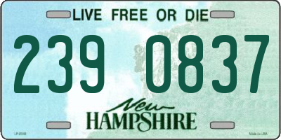 NH license plate 2390837