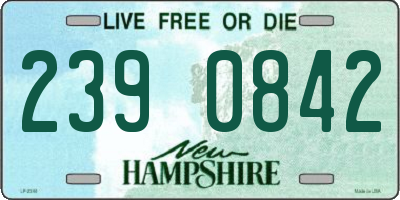 NH license plate 2390842
