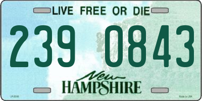 NH license plate 2390843