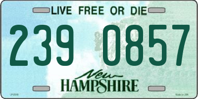 NH license plate 2390857