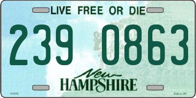 NH license plate 2390863