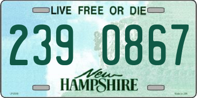 NH license plate 2390867