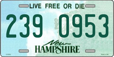 NH license plate 2390953