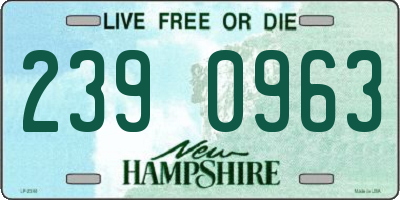 NH license plate 2390963