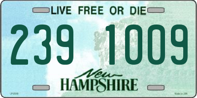NH license plate 2391009