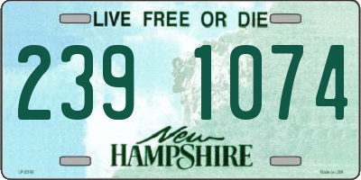 NH license plate 2391074