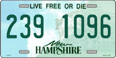 NH license plate 2391096