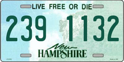 NH license plate 2391132