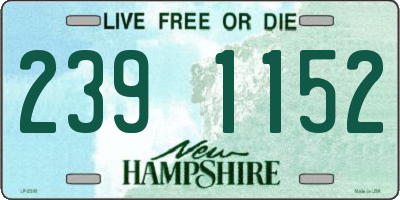 NH license plate 2391152