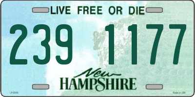 NH license plate 2391177