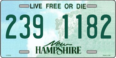 NH license plate 2391182