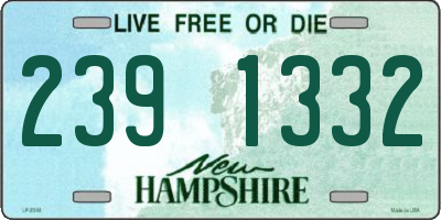 NH license plate 2391332