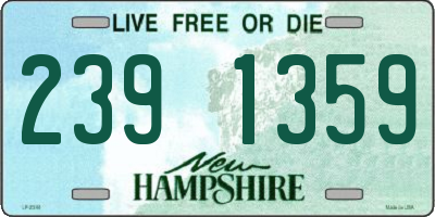 NH license plate 2391359