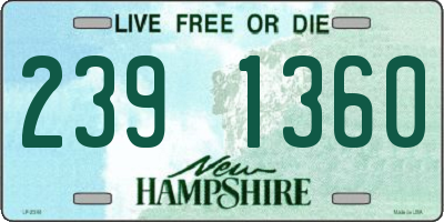 NH license plate 2391360