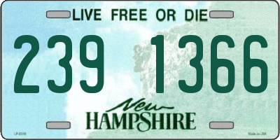 NH license plate 2391366