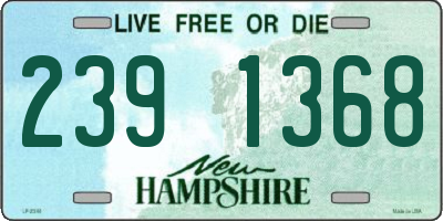 NH license plate 2391368