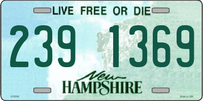 NH license plate 2391369