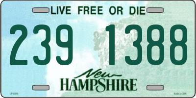 NH license plate 2391388