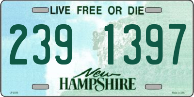 NH license plate 2391397