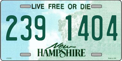 NH license plate 2391404