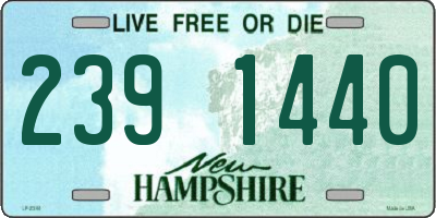 NH license plate 2391440