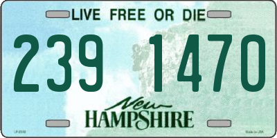 NH license plate 2391470