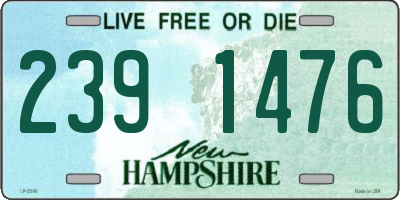 NH license plate 2391476