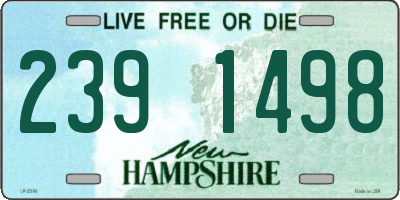 NH license plate 2391498