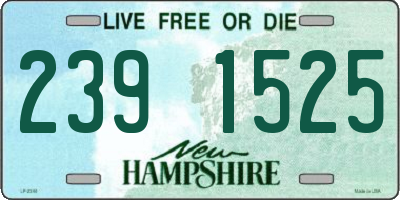 NH license plate 2391525