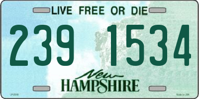 NH license plate 2391534