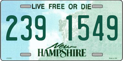 NH license plate 2391549