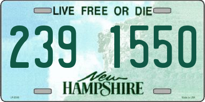 NH license plate 2391550