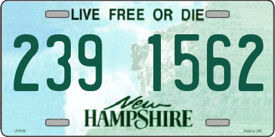 NH license plate 2391562