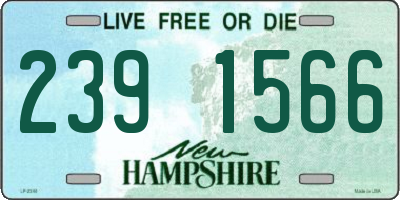 NH license plate 2391566