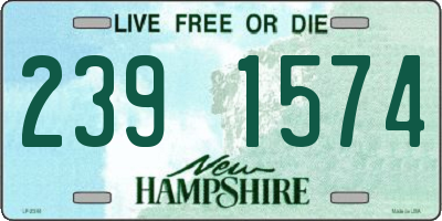 NH license plate 2391574